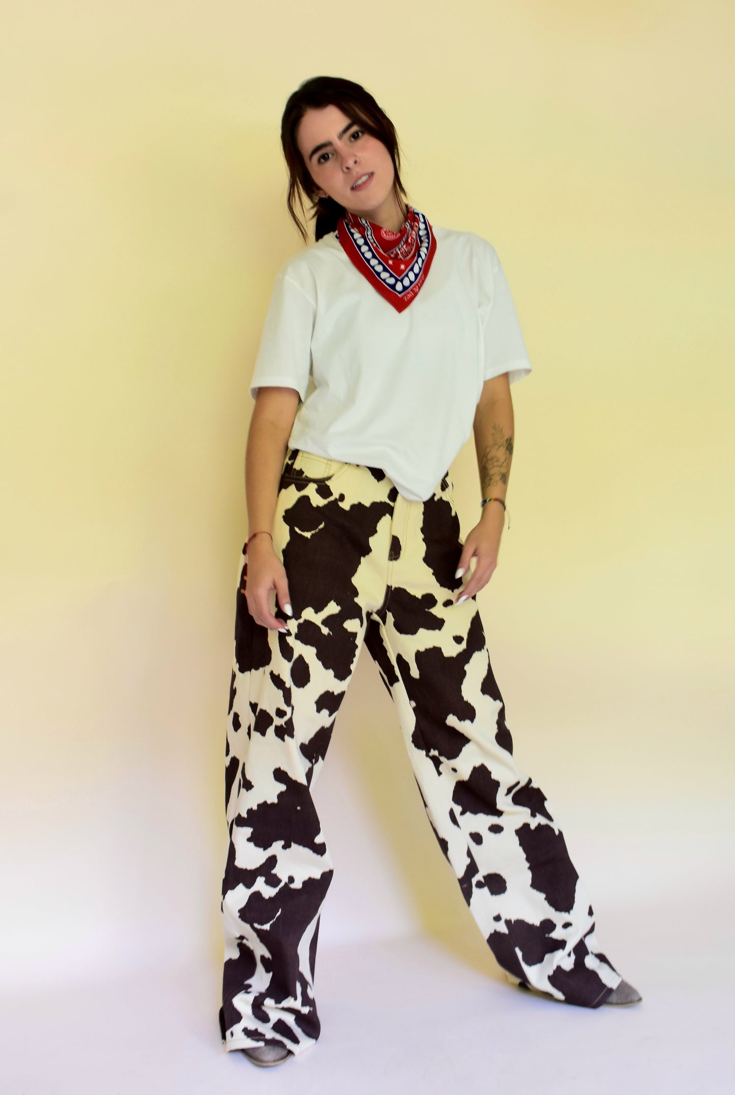 Pantalón Denim Cow