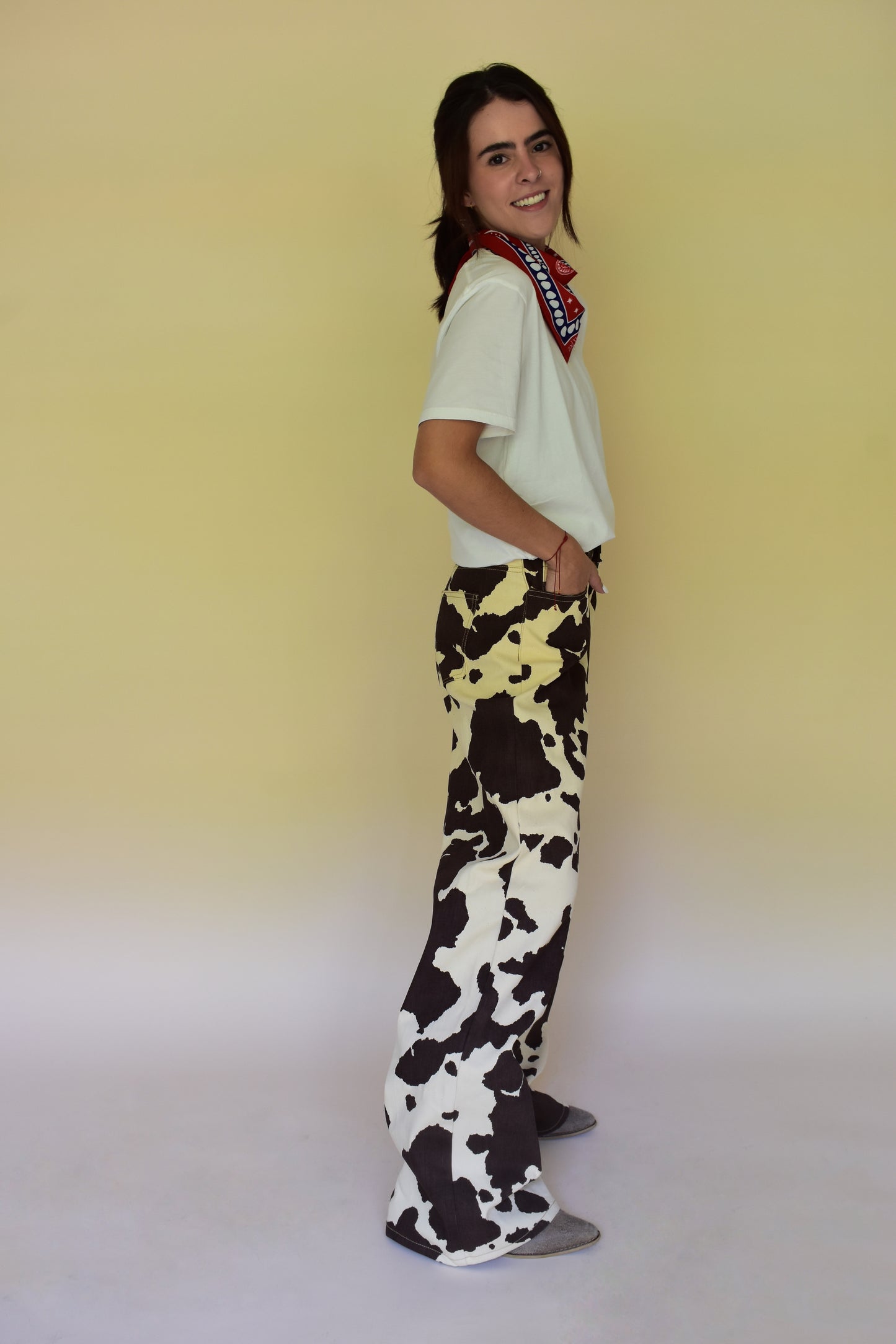 Pantalón Denim Cow