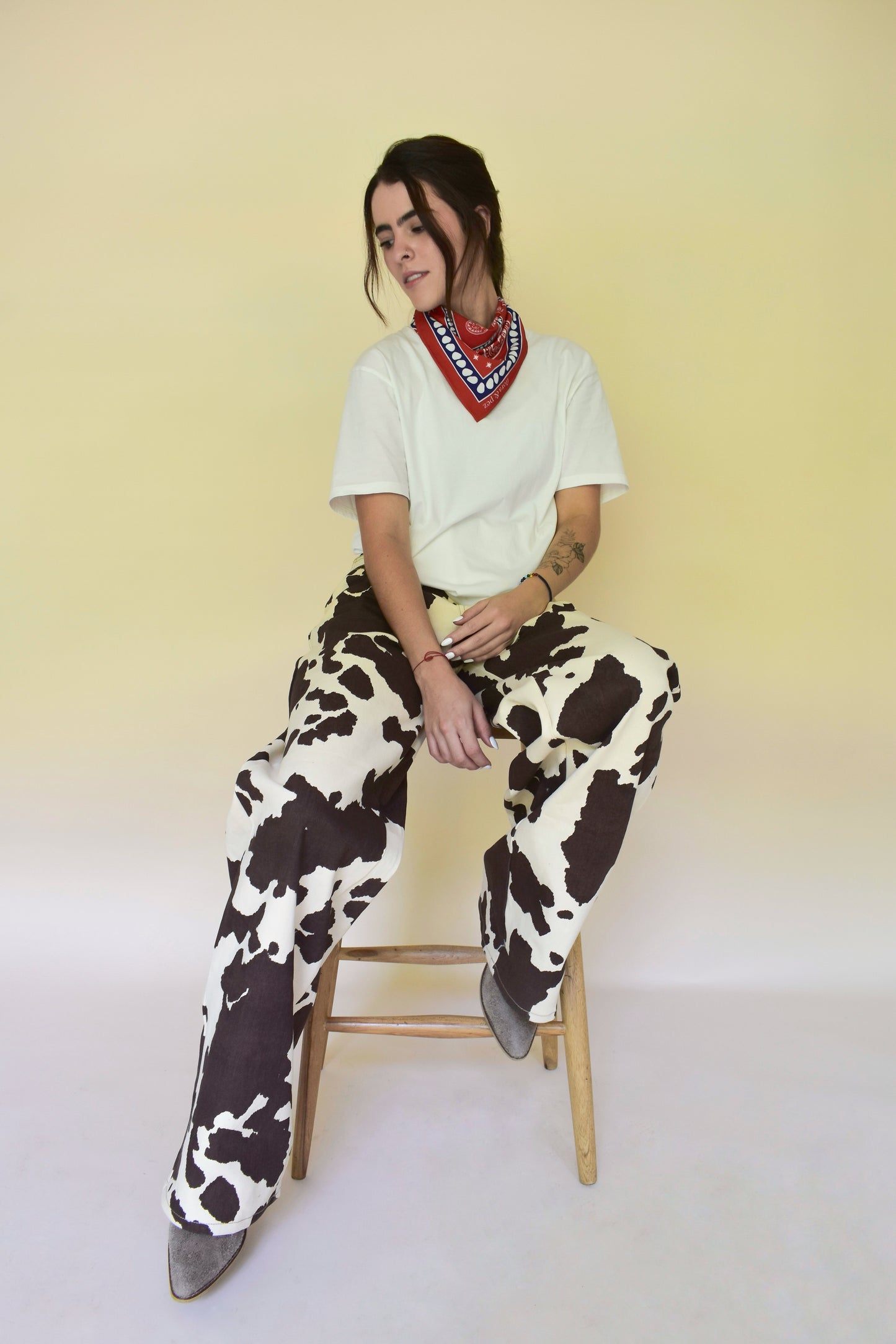 Pantalón Denim Cow