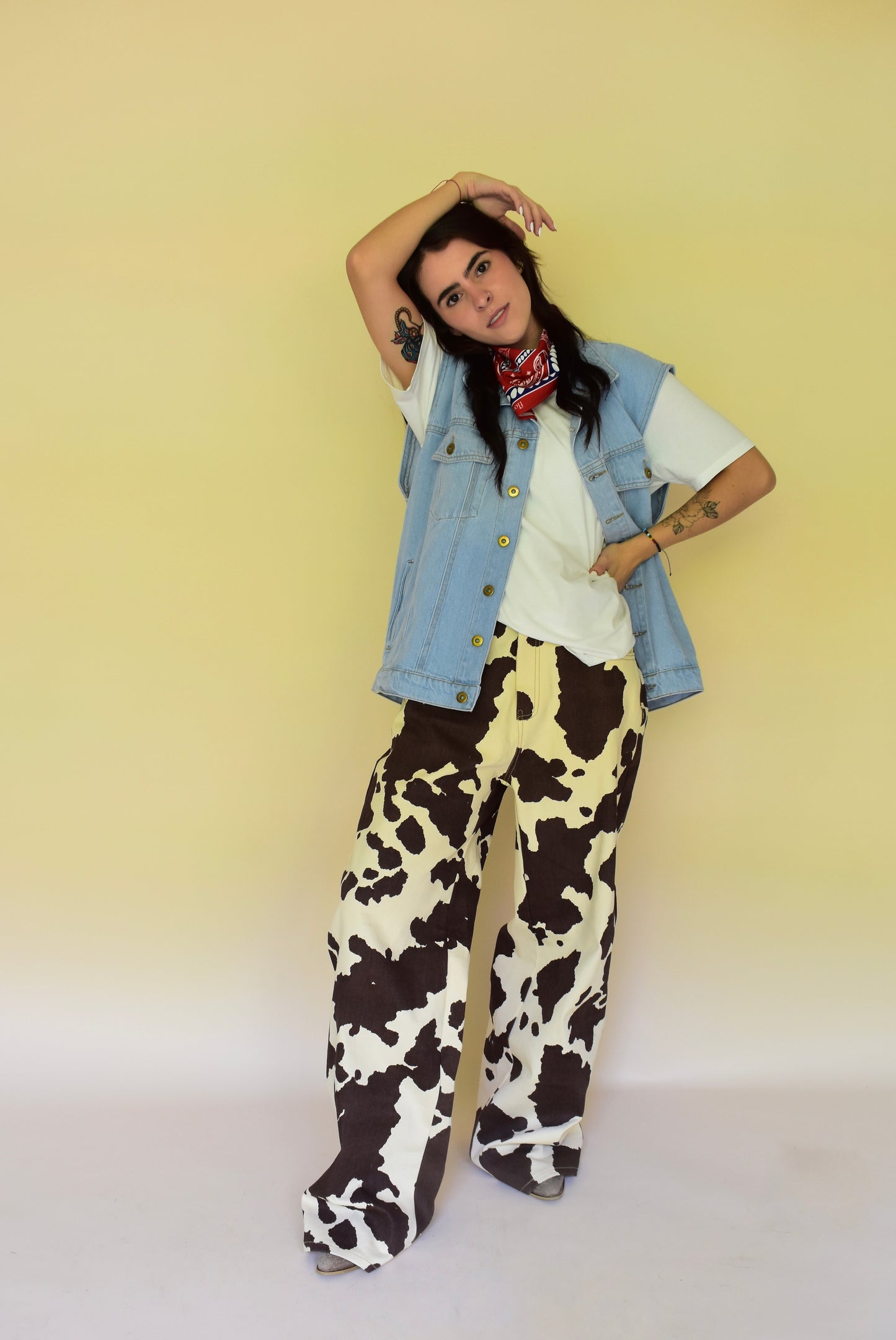 Pantalón Denim Cow