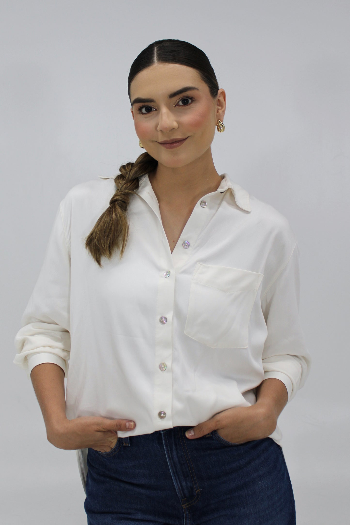 Camisa Core Marfil