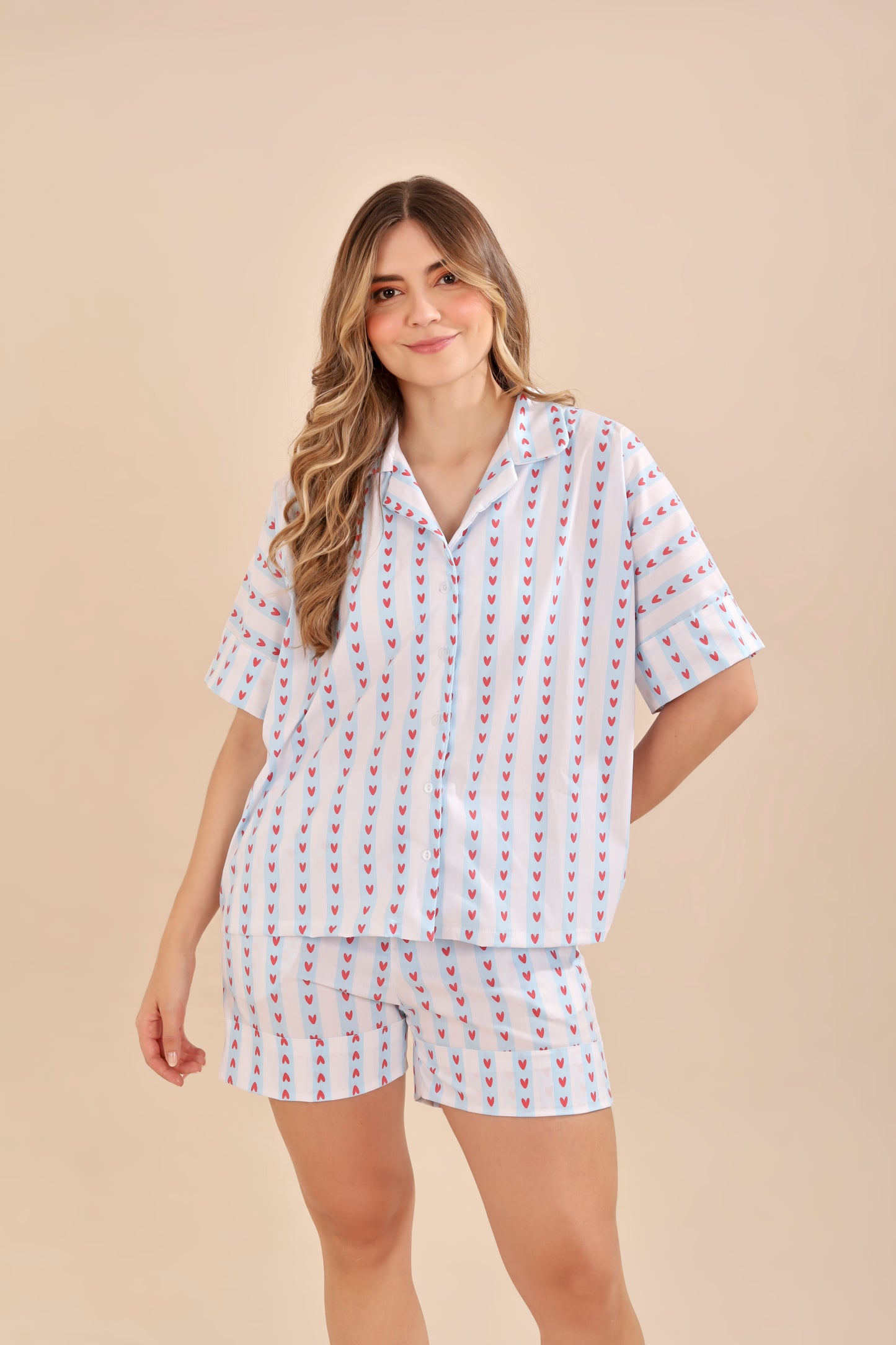 Pijama Mini Hearts Short