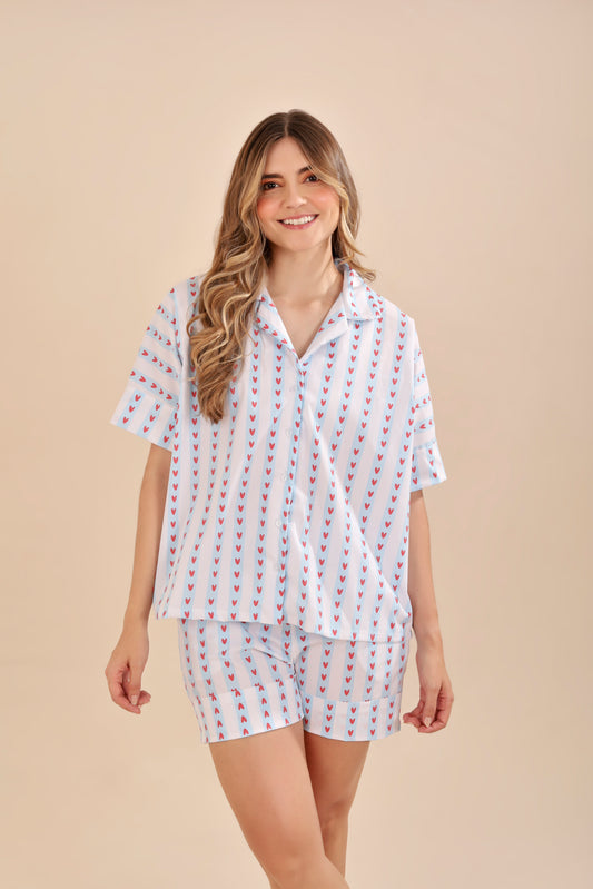 Pijama Mini Hearts Short