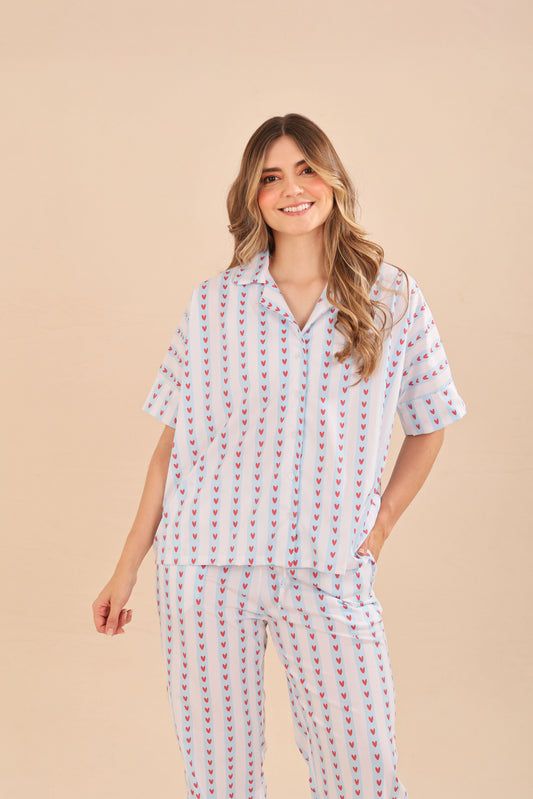 Pijama Mini Hearts Pantalón