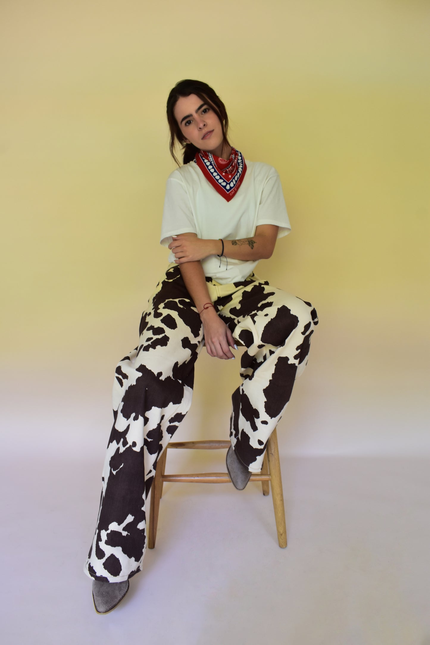 Pantalón Denim Cow