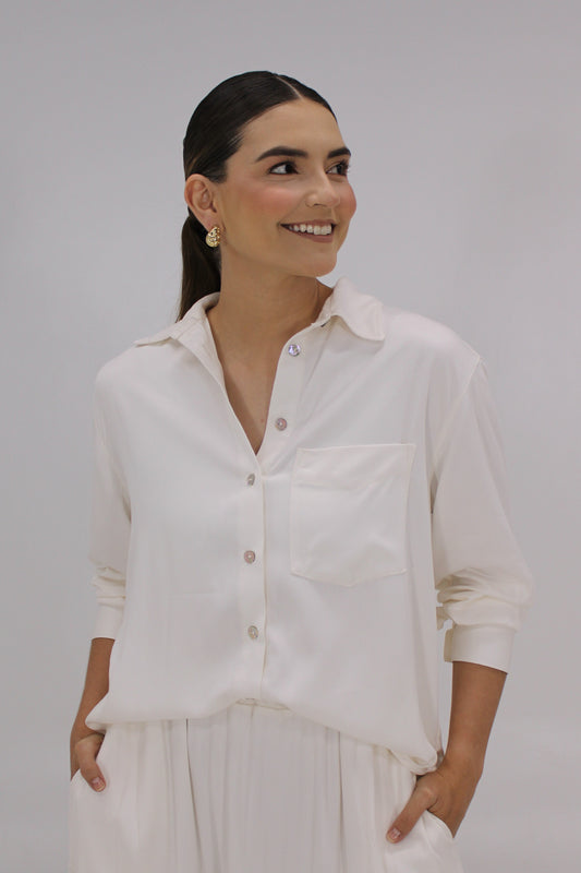 Camisa Core Marfil